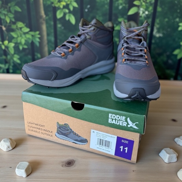 Eddie Bauer Other - Eddie Bauer Men's Outdoor Boots Size 11 Grey. Sold elsewhere for $169. Here: $55